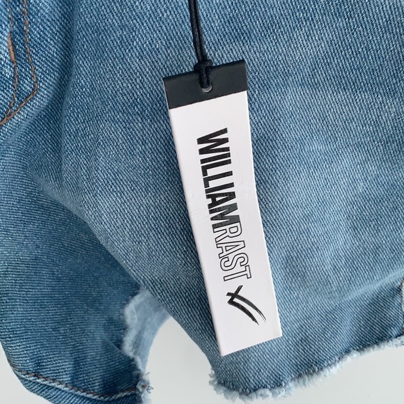 William Rast - High Rise Denim Shorts - Picture 3 of 8